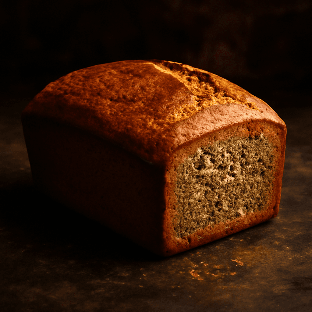 Bread Machine Banana Bread - freshly baked bread