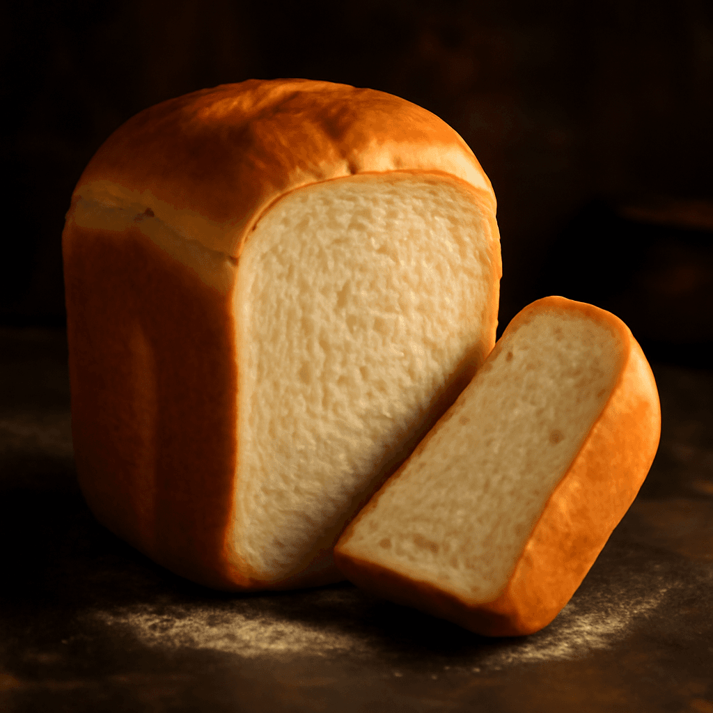 Bread Machine White Bread - freshly baked bread