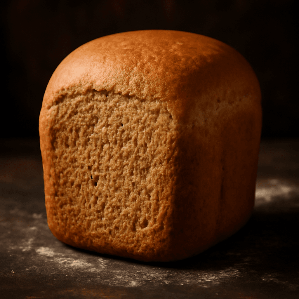 Bread Machine Whole Wheat Bread - freshly baked bread