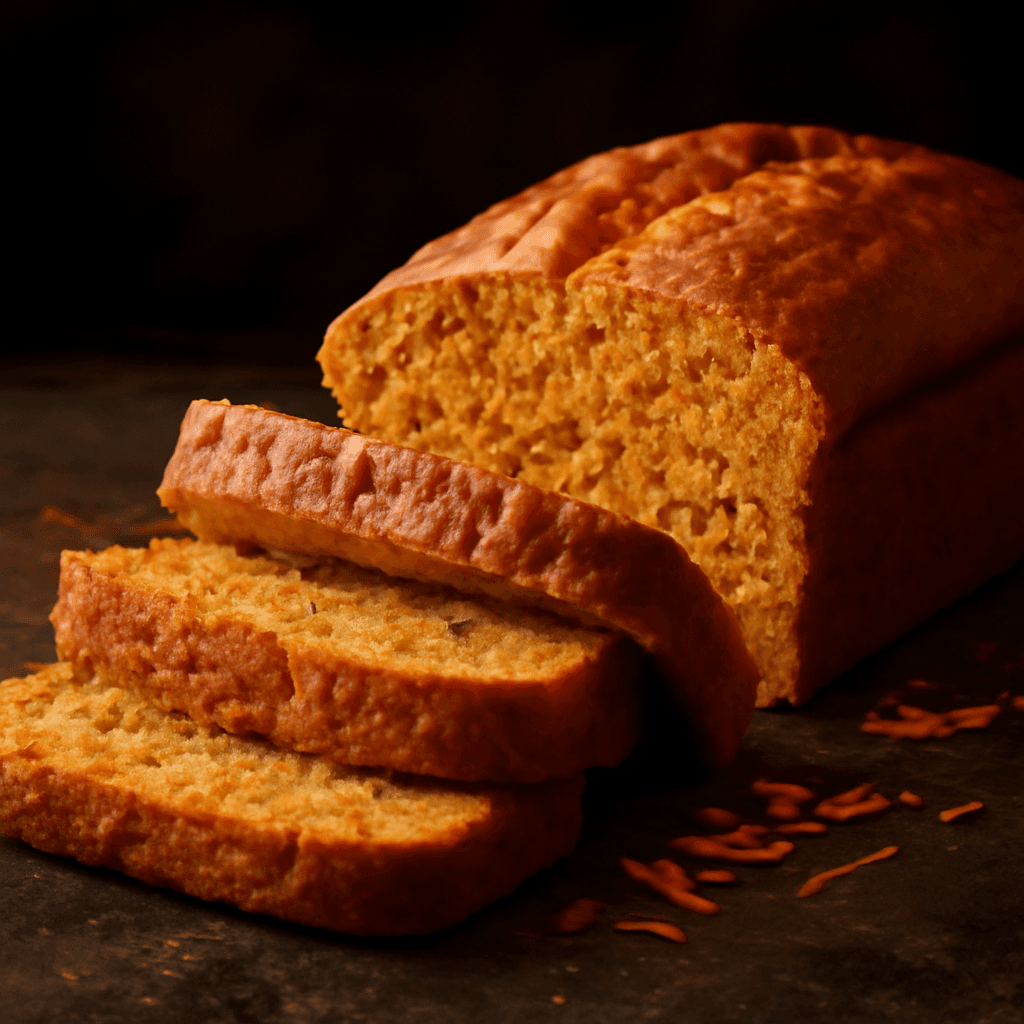 Carrot Bread - freshly baked bread