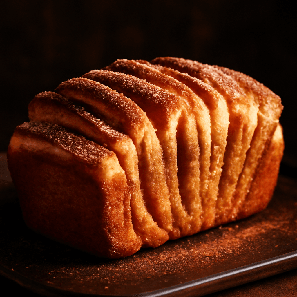 Cinnamon Sugar Pull-Apart Bread - freshly baked bread