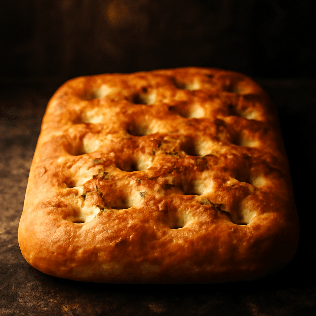 Classic Focaccia - freshly baked bread
