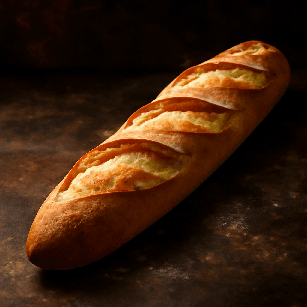 Classic French Baguette - freshly baked bread