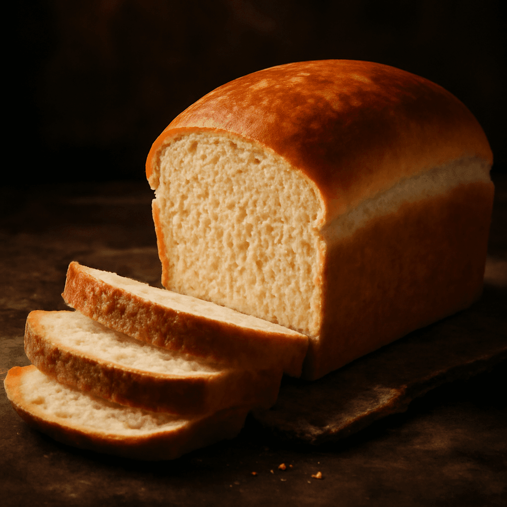 Classic Homemade White Bread - freshly baked bread