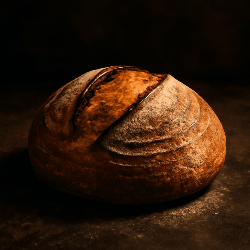 Classic Sourdough Bread - freshly baked bread