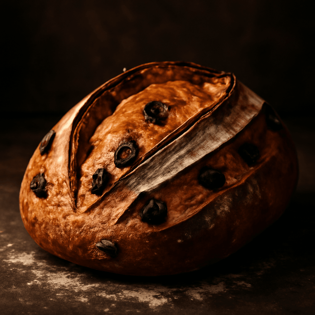 Cranberry Cinnamon Sourdough - freshly baked bread