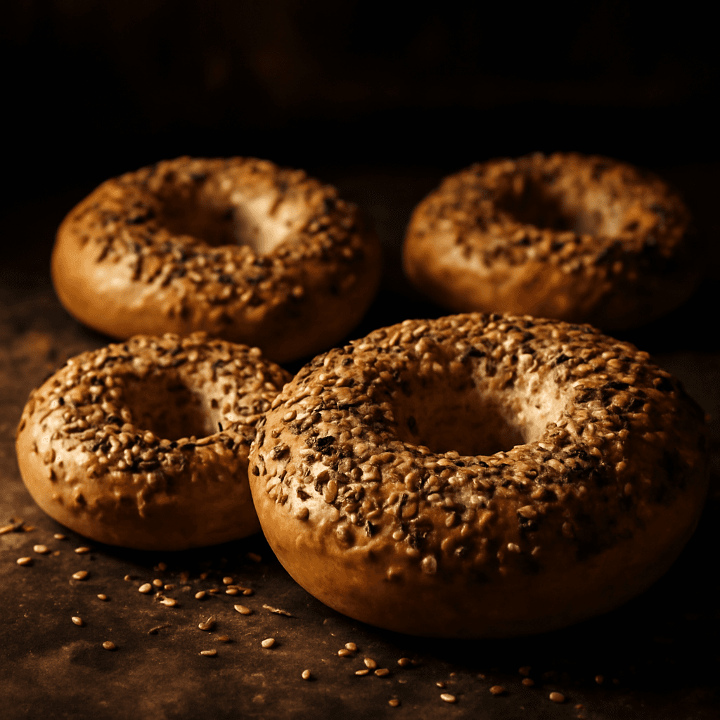 Everything Bagels - freshly baked bread
