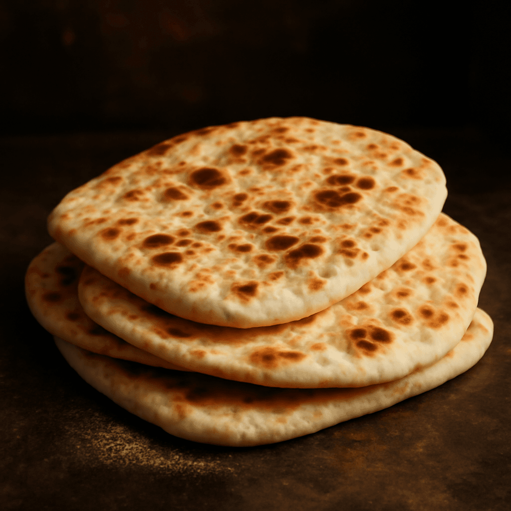Lavash Flatbread - freshly baked bread