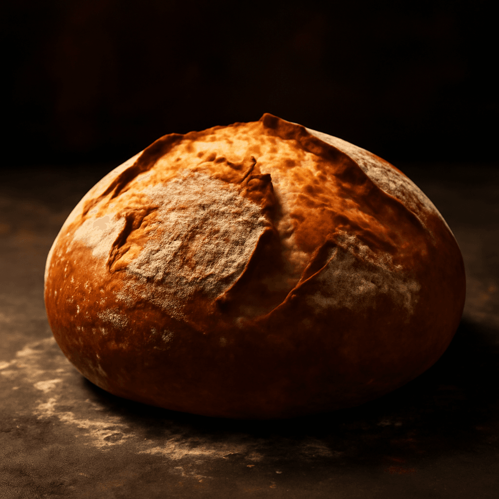 Overnight Refrigerator Bread - freshly baked bread