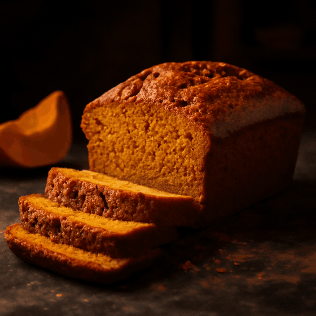 Pumpkin Bread - freshly baked bread